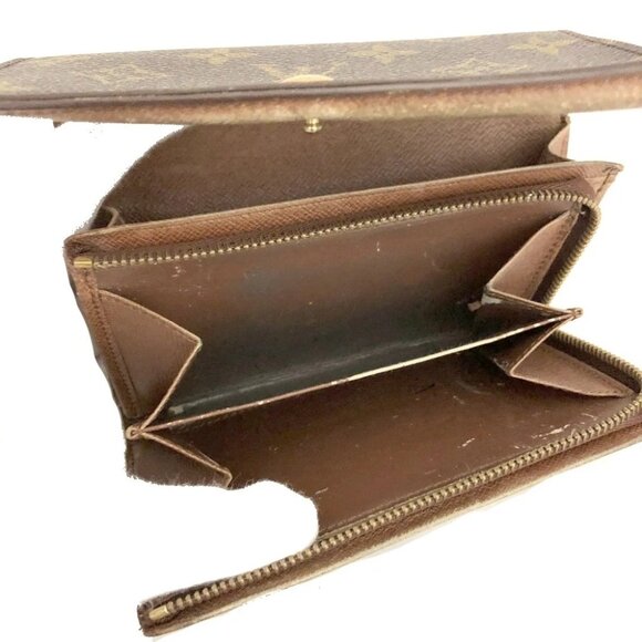 (L1) Louis Vuitton Wallet Brown Monogram - Picture 7 of 9